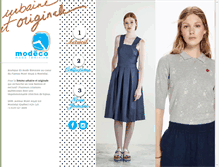 Tablet Screenshot of modeco.ca